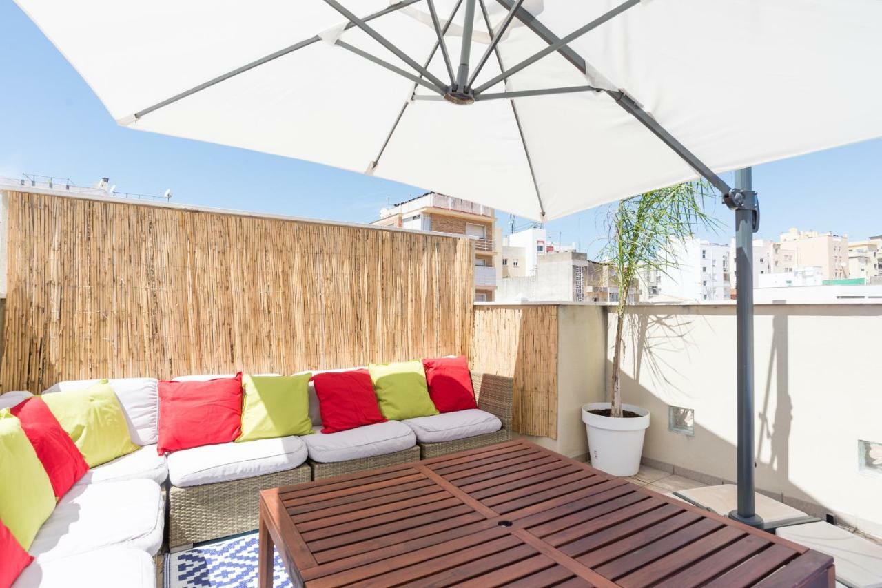 Ma1A-Apt With Rooftops With Palms Close To Old Town Malaga Ngoại thất bức ảnh